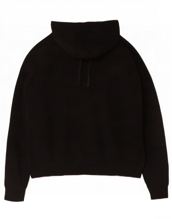 Nike Dame Hættetrøje UK 14 Medium Sort Bomuld