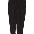 Nike Dame Dri Fit træningsdragt Bukser Joggers UK 14 Medium Sort