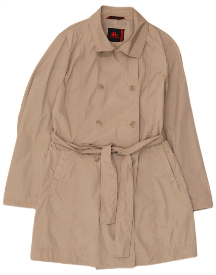 Kappa Trench Coat til kvinder UK 18 XL Beige Polyester