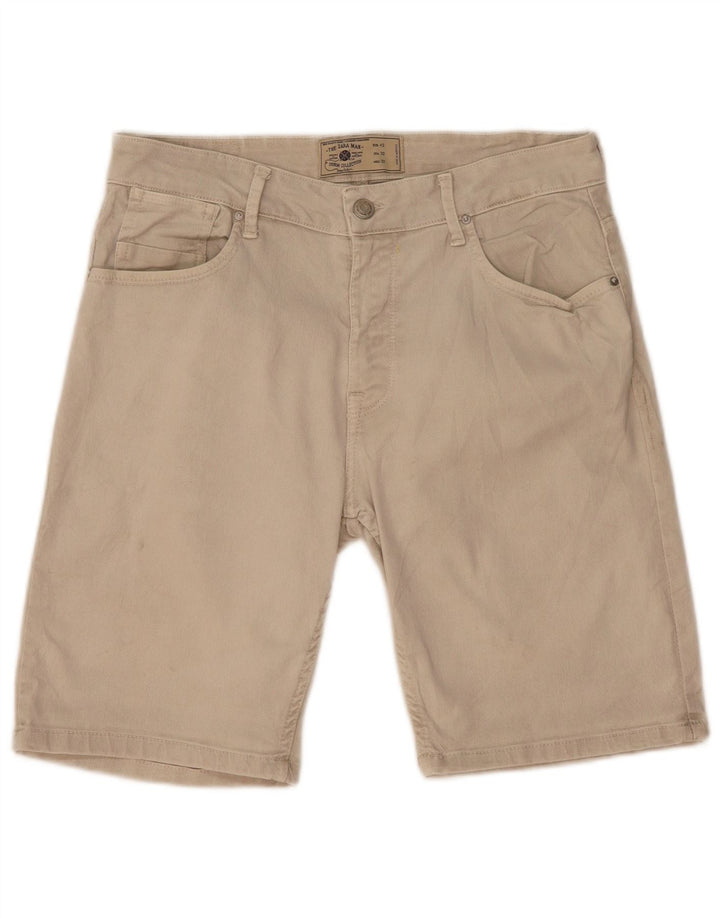 Zara Herre Casual Shorts EU 42 Large W32 Beige