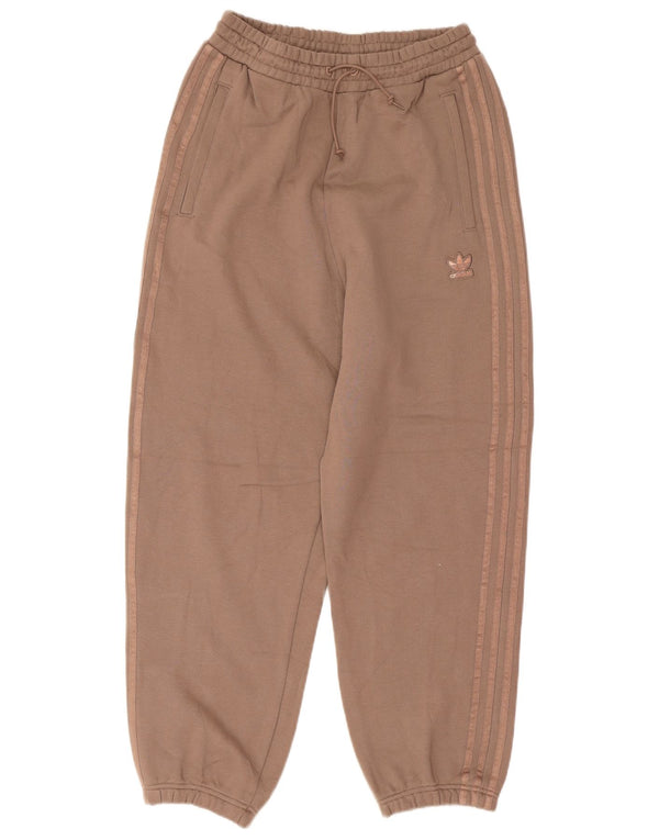 Adidas Dame træningsdragt Bukser Joggers UK 12 Medium Beige Bomuld