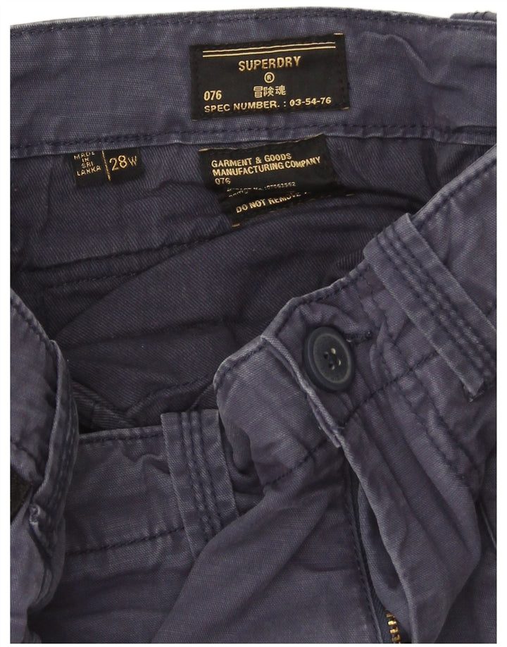 Superdry Herre Cargo Shorts W28 Small Navy Blue
