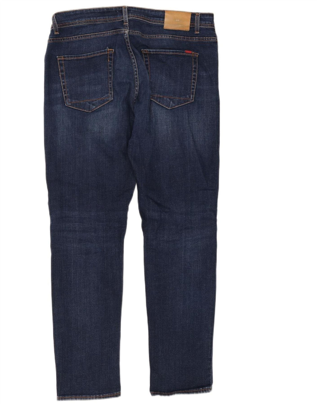 LIU JO Herre Regular Fit Straight Jeans W38 L32 Blå Bomuld
