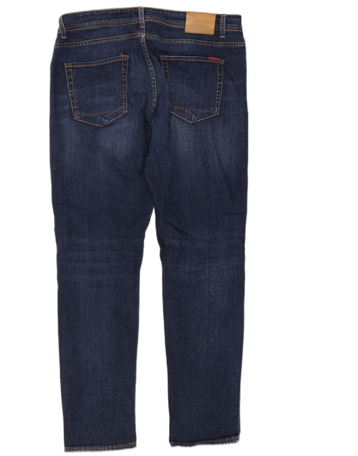 LIU JO Herre Regular Fit Straight Jeans W38 L32 Blå Bomuld