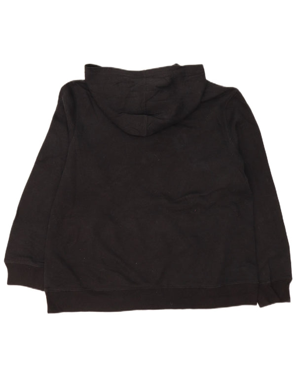 Gap Mens Graphic Hoodie Jumper 2XL Black Cotton