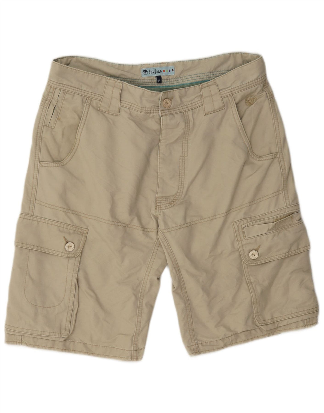 Fat Face Herre Cargo Shorts Large W34 Beige Cotton