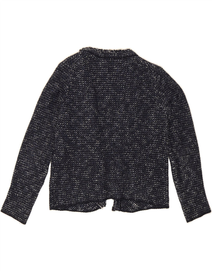MASSIMO DUTTI Womens Open Cardigan Sweater UK 10 Small Navy Blue Vintage Massimo Dutti and Second-Hand Massimo Dutti from Messina Hembry 