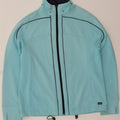 ASICS Womens Tracksuit Top Jacket UK 14 Medium Blue Polyamide Vintage Asics and Second-Hand Asics from Messina Hembry 