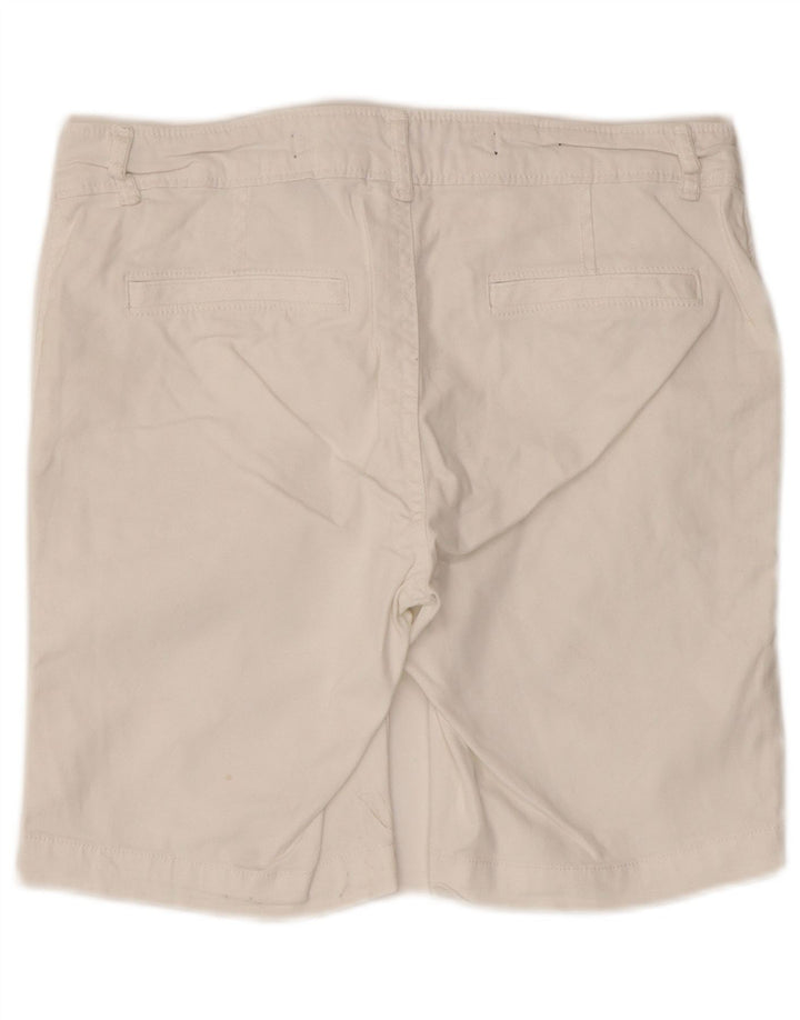 Superdry Chino-shorts til kvinder XS W30 hvid bomuld