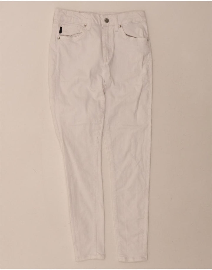 SUPERDRY Womens Skinny Jeans W28 L27 White Cotton Vintage Superdry and Second-Hand Superdry from Messina Hembry 