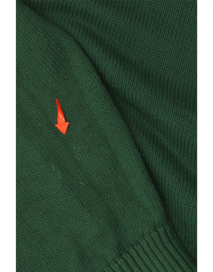 SUPERDRY Sweater med lynlås til mænd 2XL Grøn bomuld