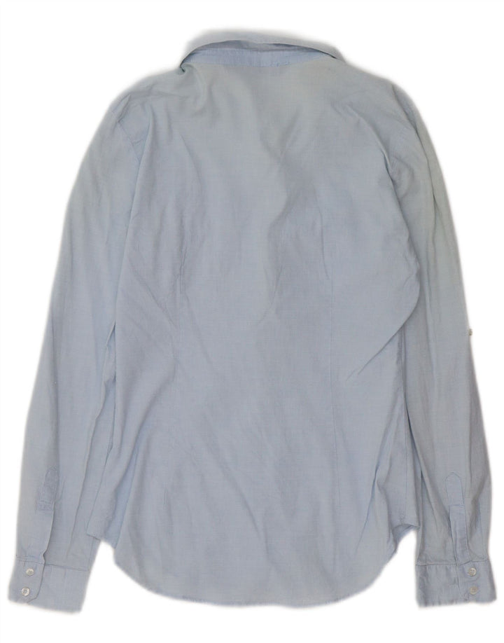 Zara Dame Pullover Shirt UK 10 Small Blue