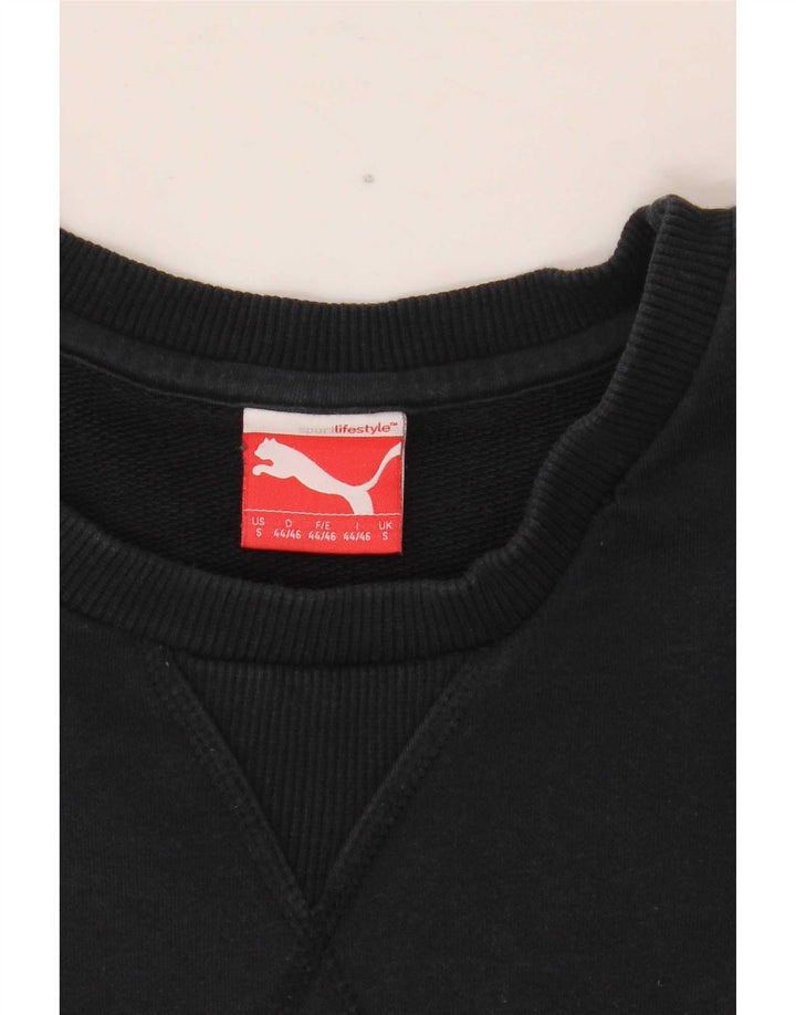Puma grafisk sweatshirt til mænd, lille marineblå