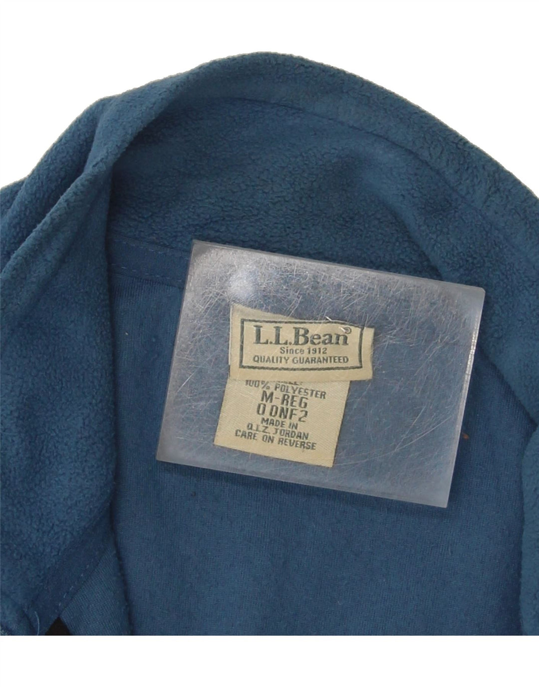 L.L.BEAN Mens Fleece Jacket UK 38 Medium Blue Polyester Vintage L.L.Bean and Second-Hand L.L.Bean from Messina Hembry 