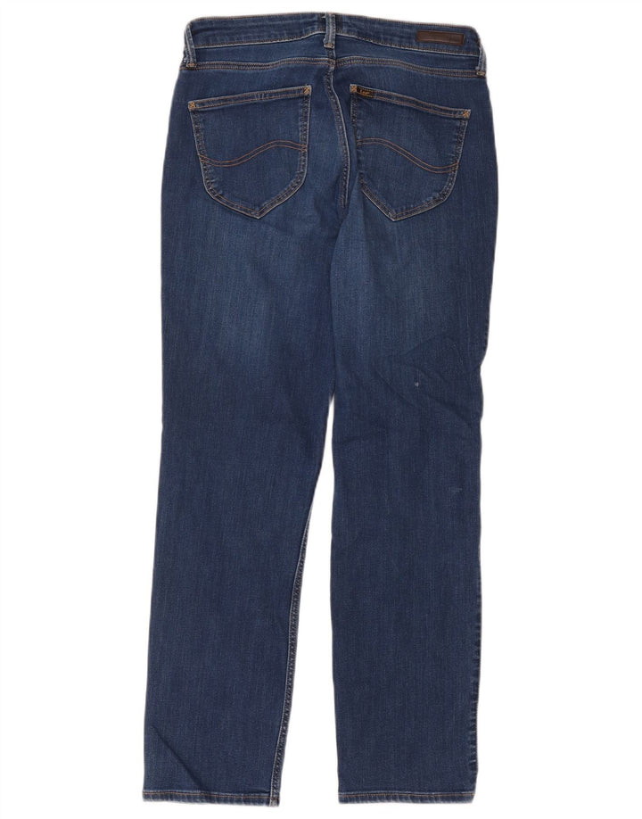 Lee Dame Marion Straight Jeans W31 L31 Blå Bomuld