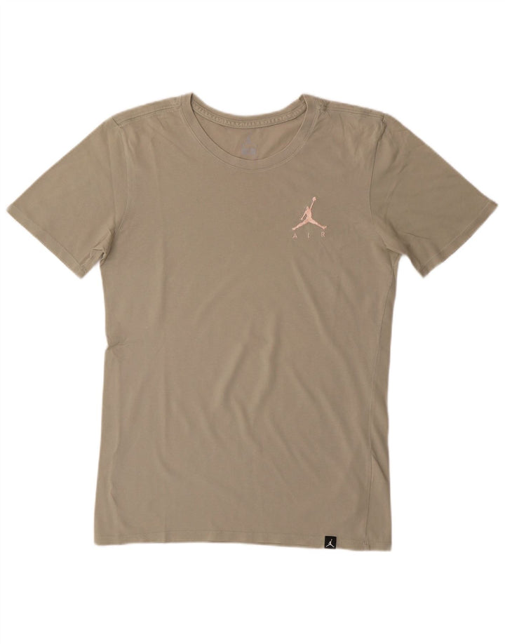 Jordan Herre T-Shirt Top Lille Khaki Bomuld