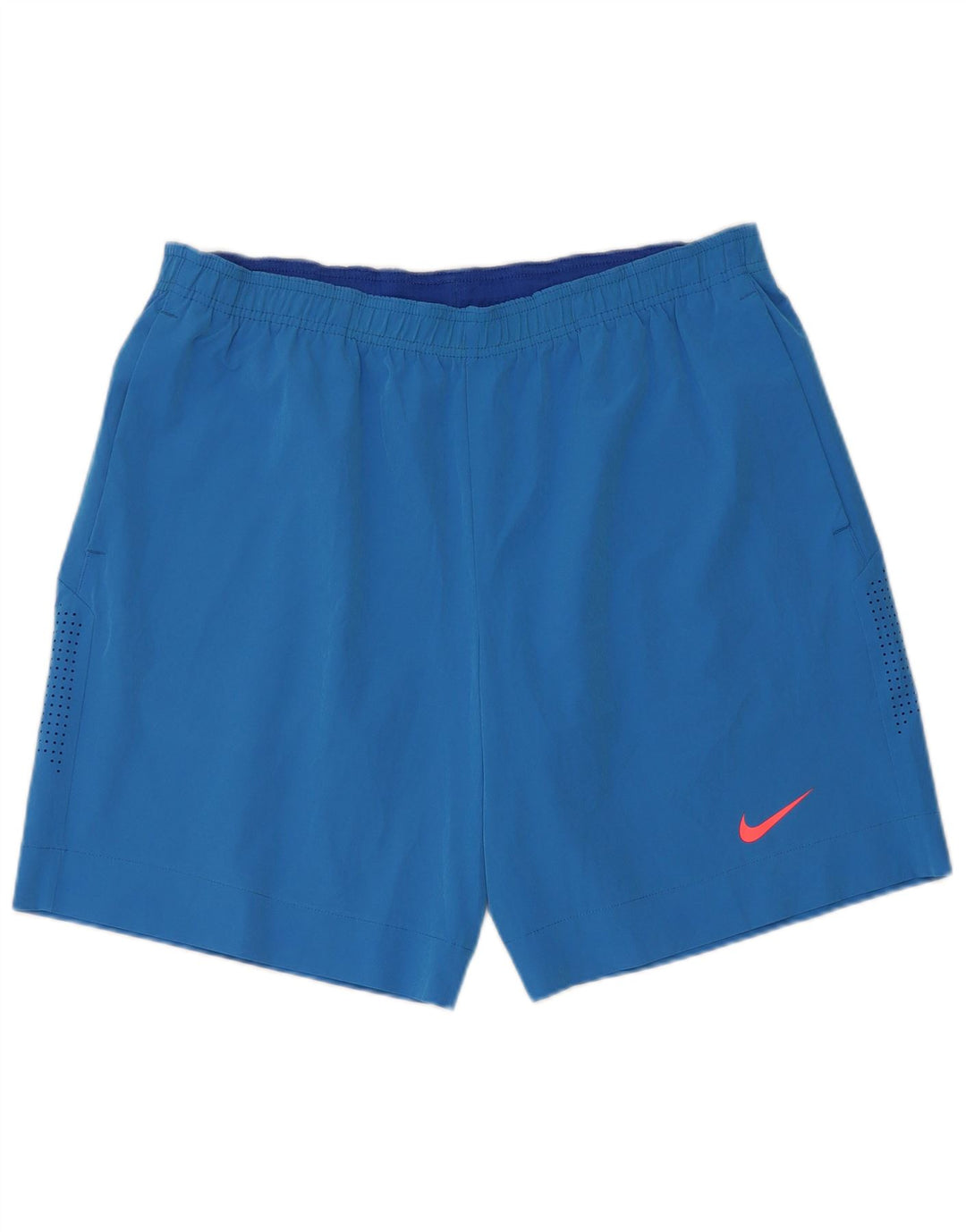 Nike herre Dri Fit sportsshorts XL blå polyester