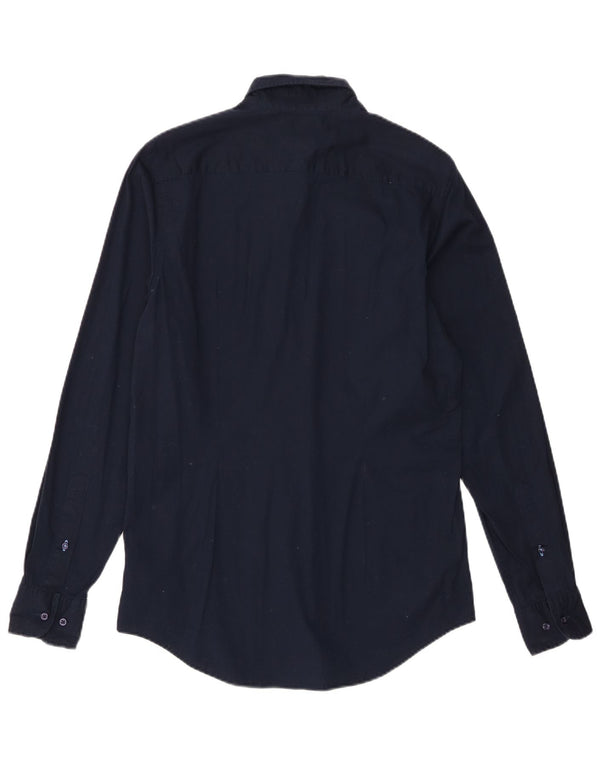 Tommy Hilfiger Herre Slim Fit skjorte Medium Navyblå Bomuld