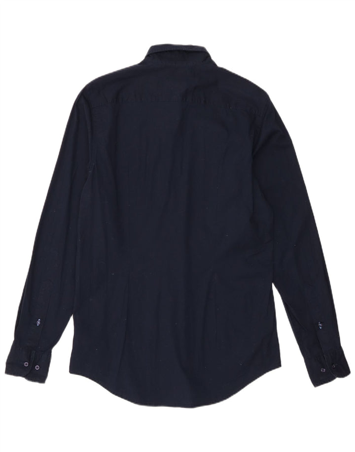 Tommy Hilfiger Herre Slim Fit skjorte Medium Navyblå Bomuld