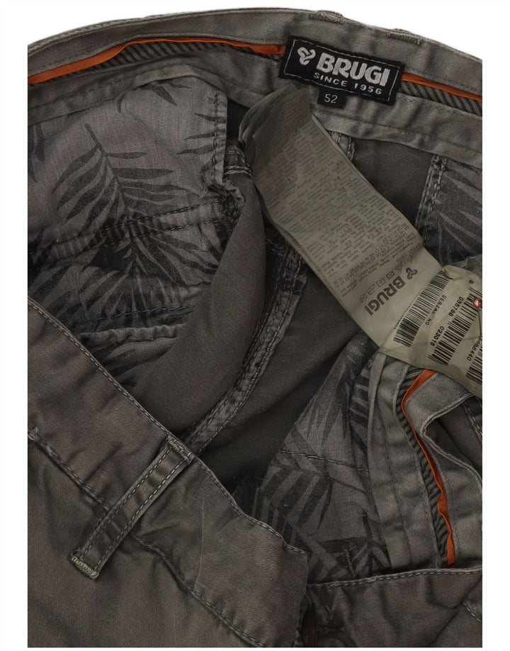 Brugi Herre Cargo Shorts IT 52 XL W32 Grå Bomuld