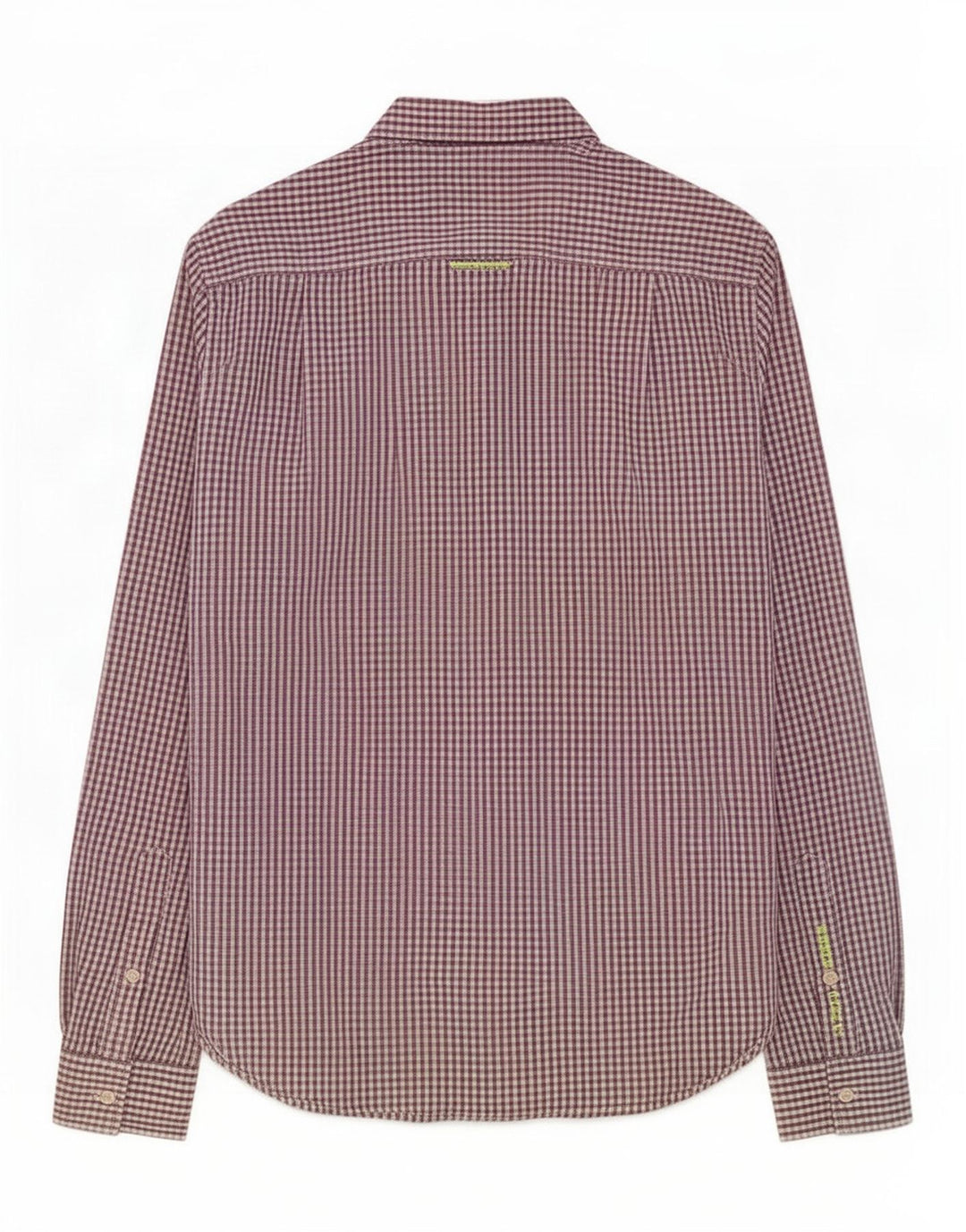 Superdry herreskjorte lille lilla Gingham bomuld