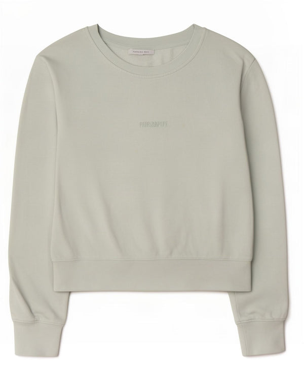 Patrizia Pepe Dame Loose Fit Sweatshirt Jumper UK 0 2XS Grøn Bomuld