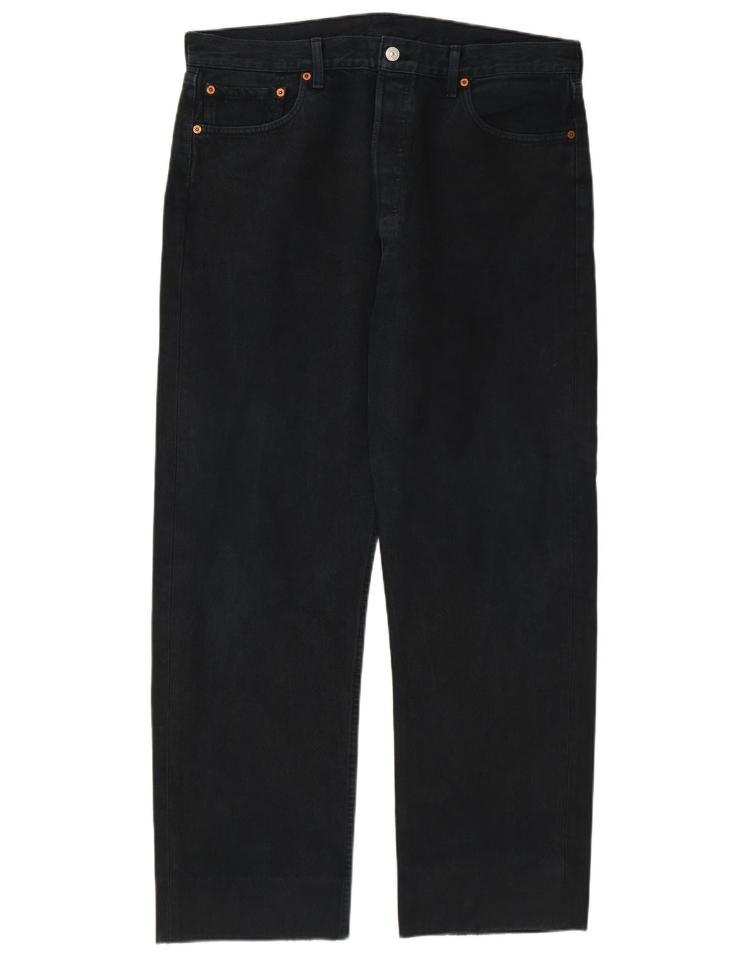 Levi's Straight Jeans til mænd W38 L31 Sort bomuld
