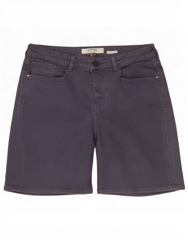 Fat Face Dame Casual Shorts US 8 Small W30 Navy Blue Cotton