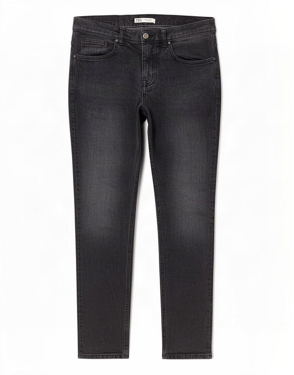 Zara Herre Skinny Jeans EU 42 Large W32 L31 Grå Bomuld