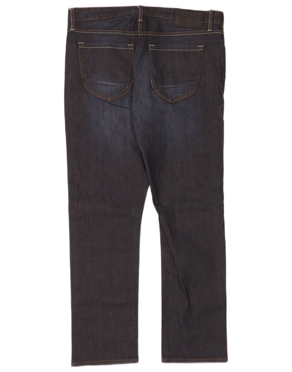 Marks & Spencer Mens Autograph Slim Jeans W36 L29 Marineblå Bomuld