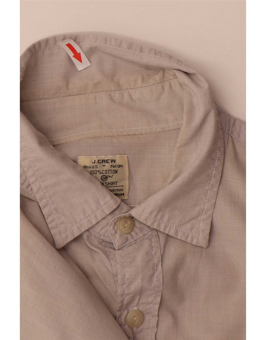 J. Crew Herreskjorte Medium Beige Bomuld