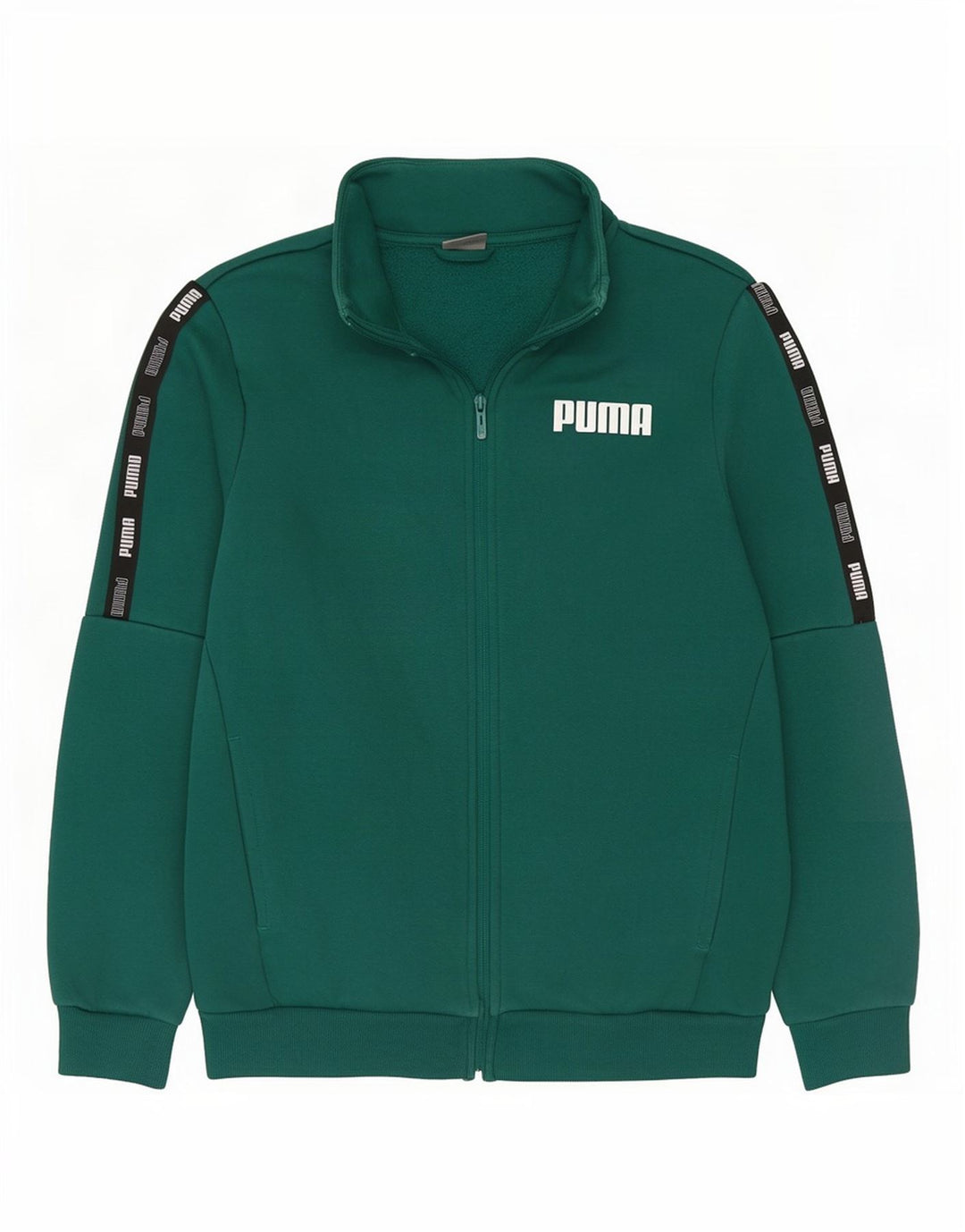 Puma Herre grafisk træningsdragt Topjakke Medium Grøn Colourblock Bomuld