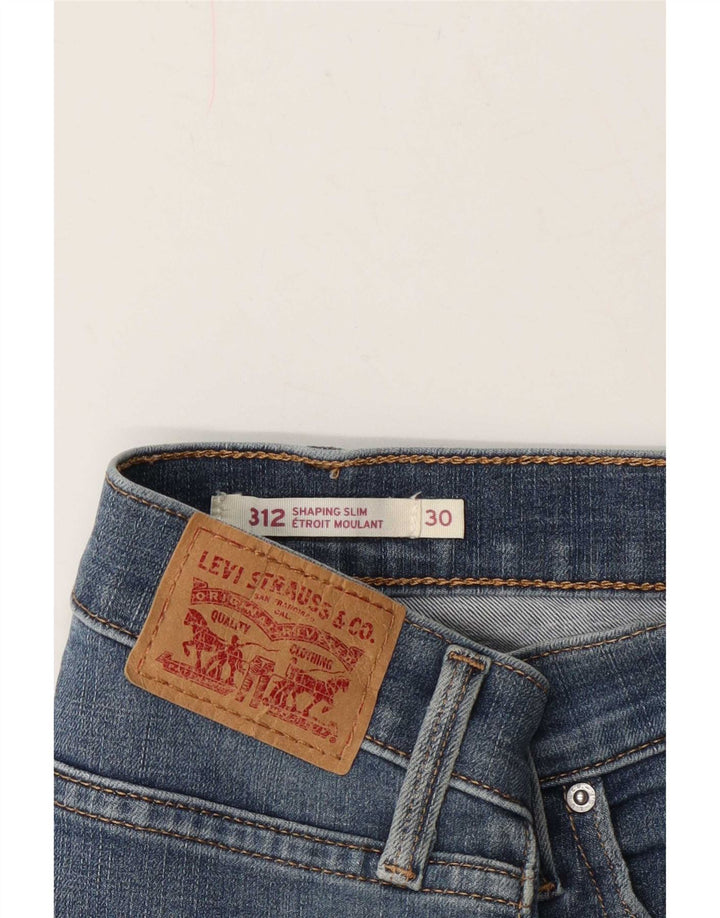 Levi's Womens 312 Shaping Slim Jeans W30 L29 Blå