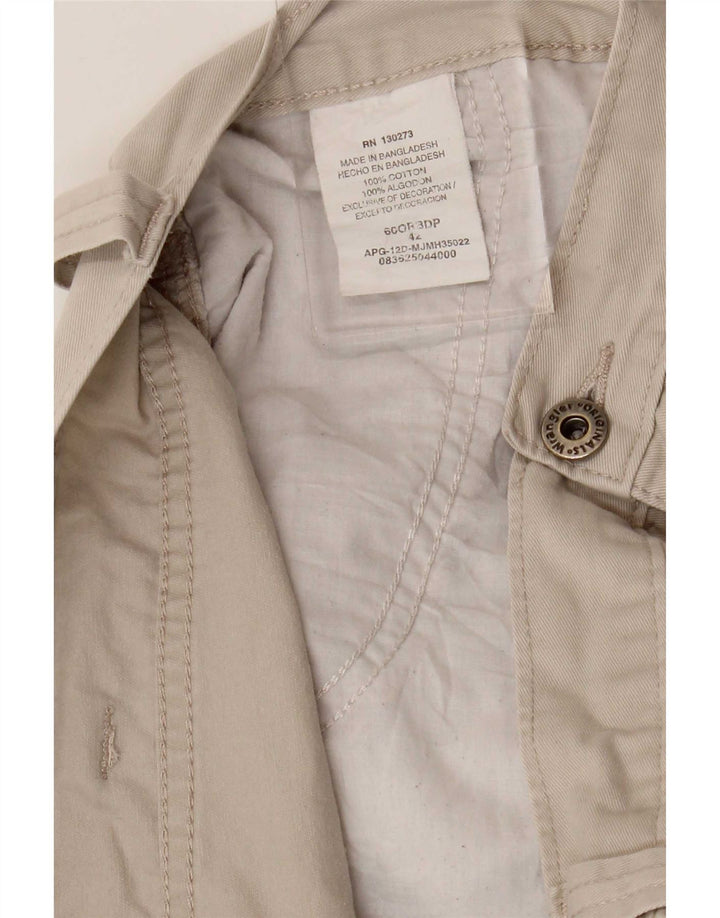 Wrangler Herre Cargo Shorts W42 2XL Beige Bomuld