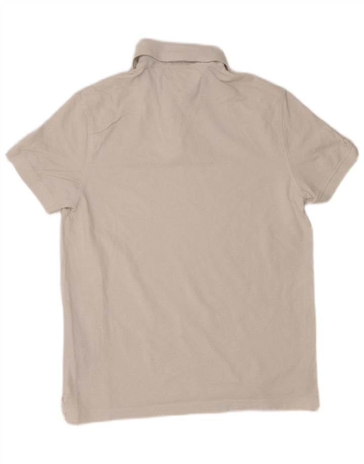 Tommy Hilfiger Herre Regular Fit Polo Shirt Medium White Bomuld