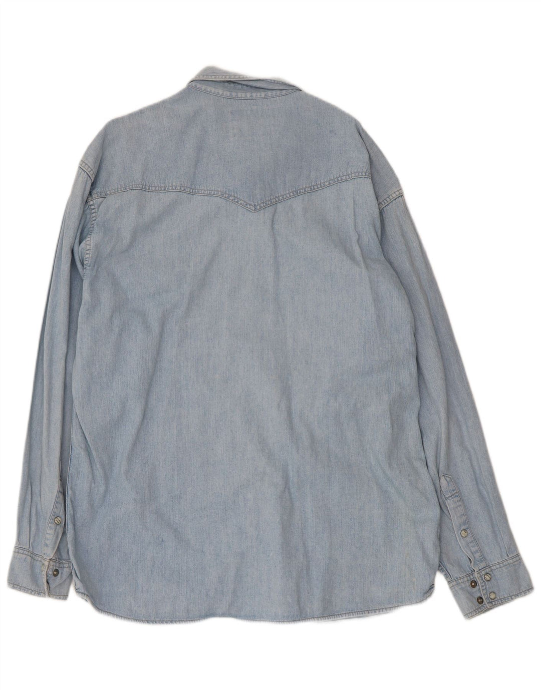 Wrangler Herre Denim Shirt XL Blå Bomuld