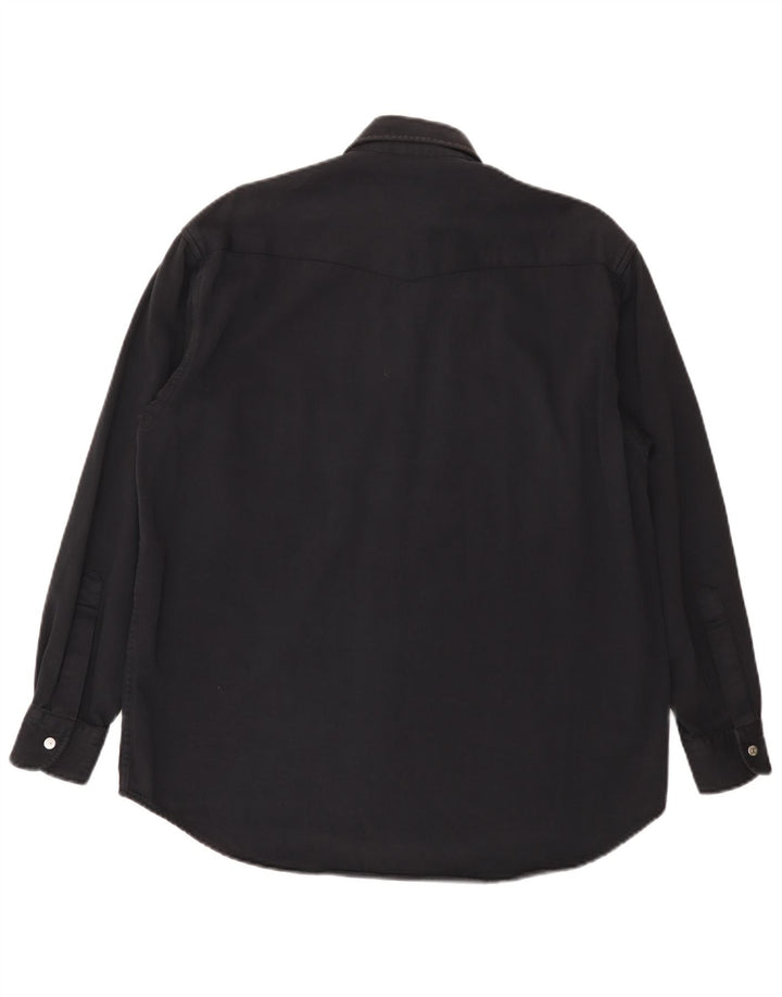 Carrera Denimskjorte til mænd Størrelse 37/38 Small Black