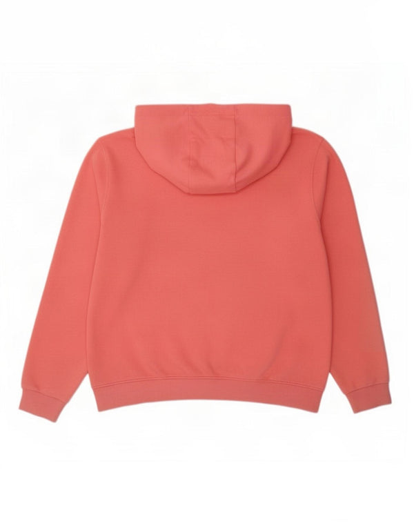 Ellesse Womens Grafisk Oversized Hoodie Jumper UK 16 Large Pink Bomuld