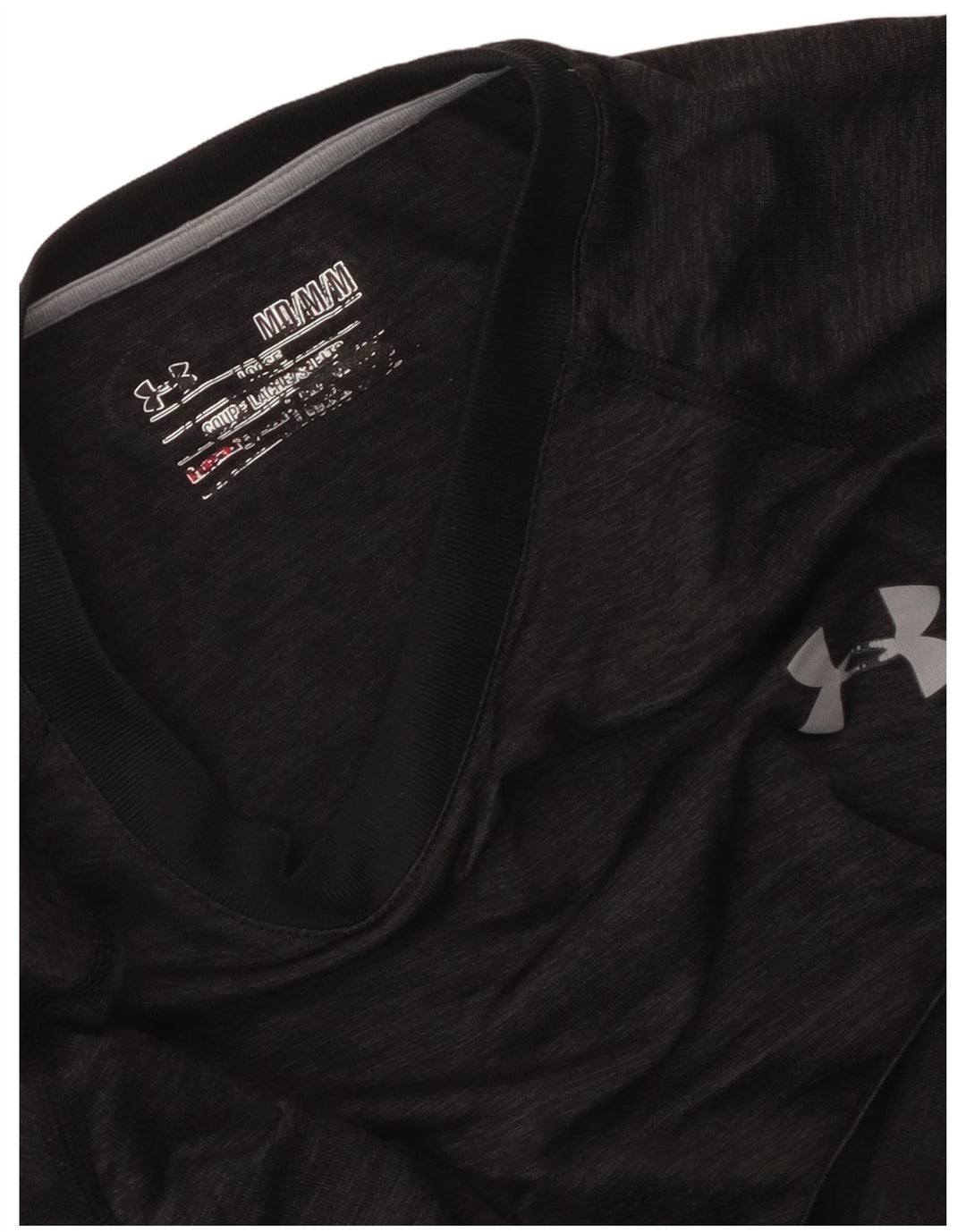 Under Armour Herre Loose Fit T-Shirt Top Medium Sort Flecked
