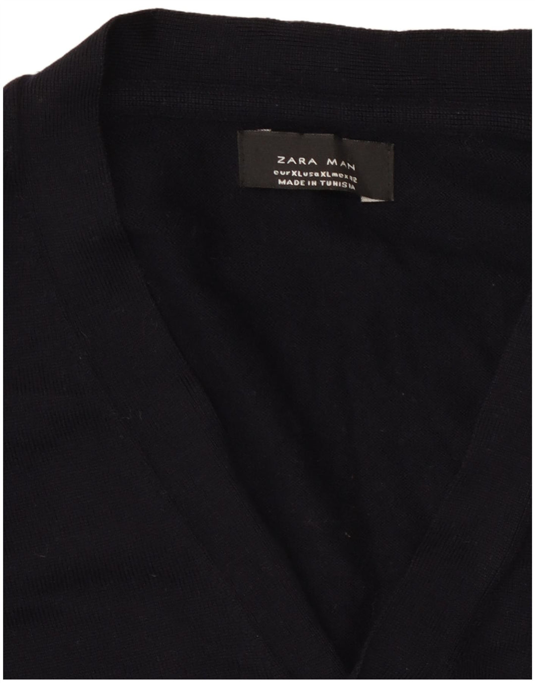 Zara herre cardigan sweater XL marineblå
