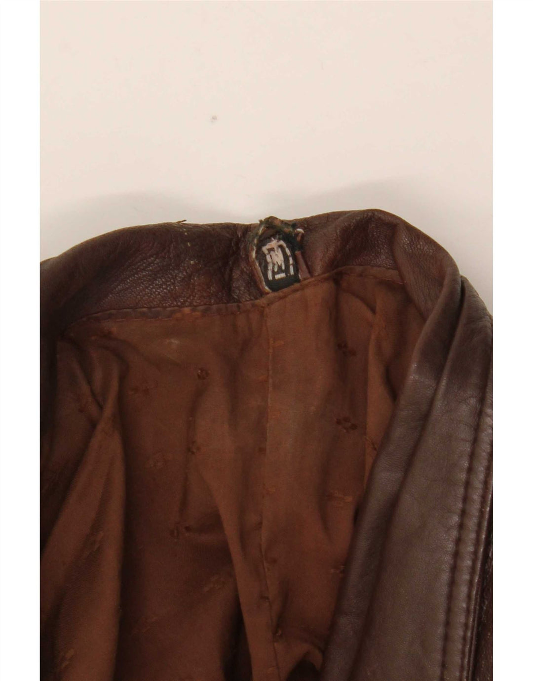 Vintage dame læderjakke UK 14 Medium Brown