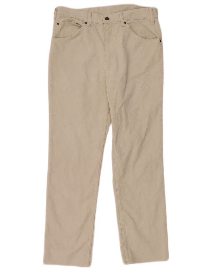 Levi's lige fløjlsbukser til kvinder W30 L27 Beige