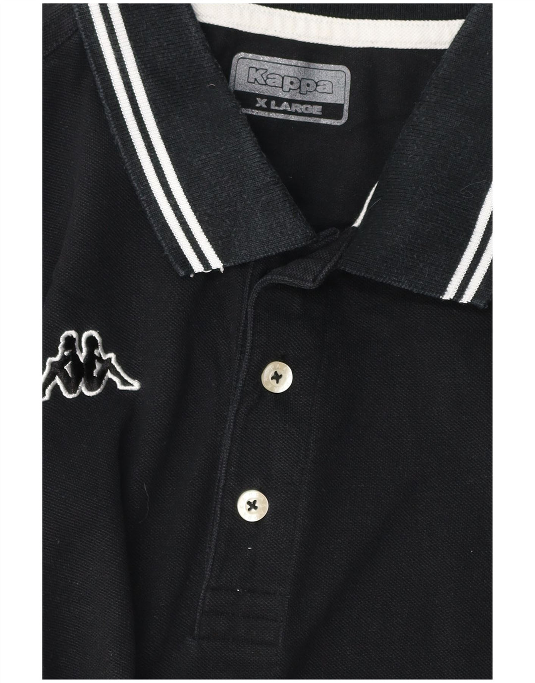 Kappa herre poloshirt XL sort