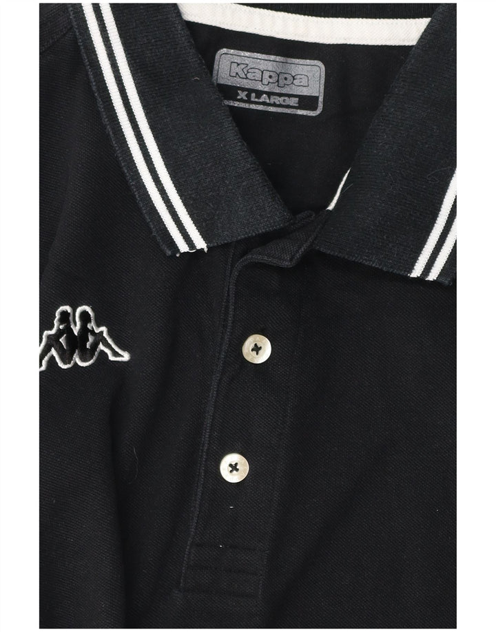 Kappa herre poloshirt XL sort