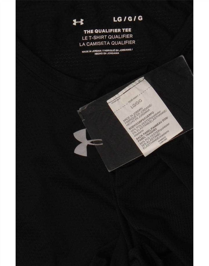 Under Armour Herre T-Shirt Top Stor Sort Polyester