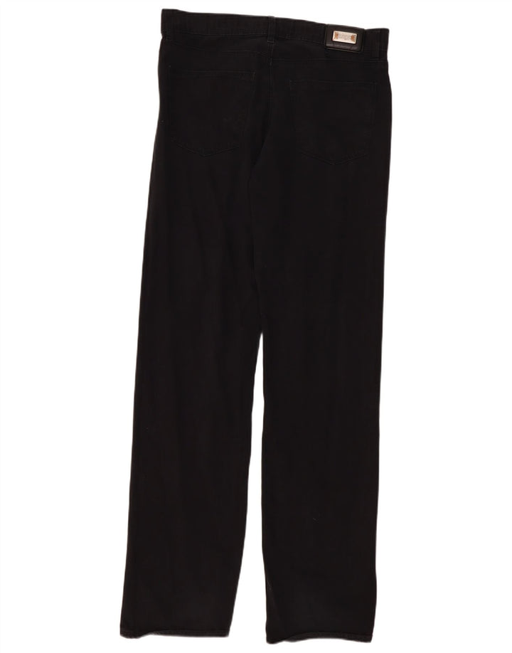 Hugo Boss Straight Jeans til mænd W34 L34 Sort bomuld
