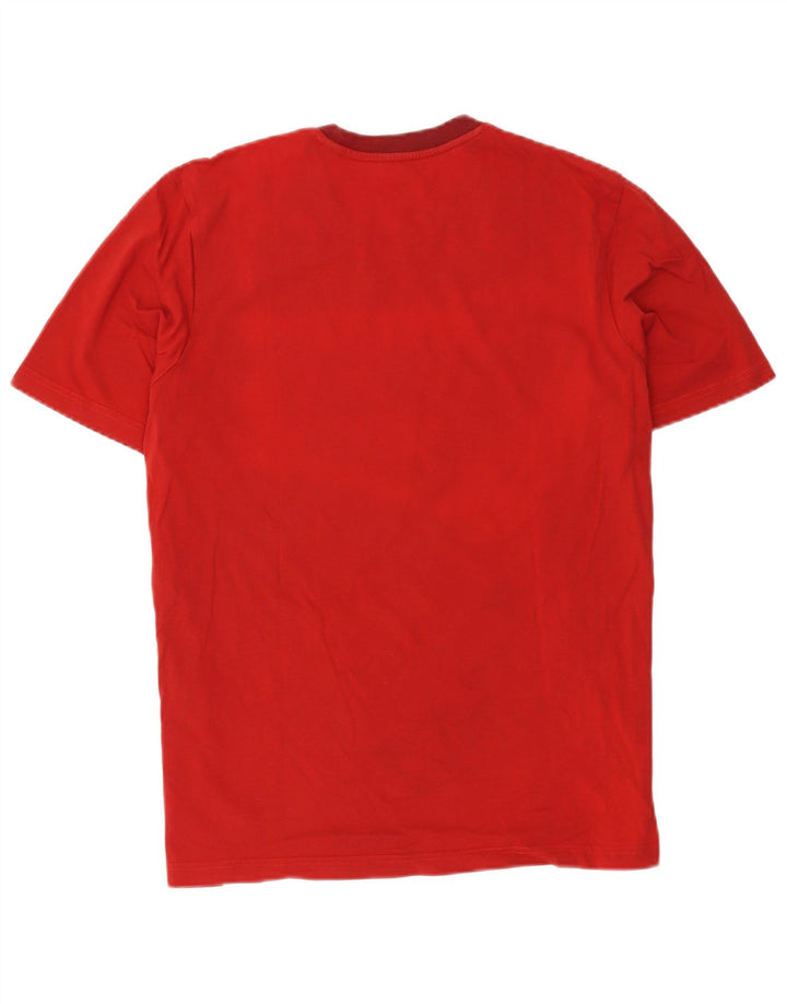 Adidas Herre T-shirt Top Large Rød Bomuld