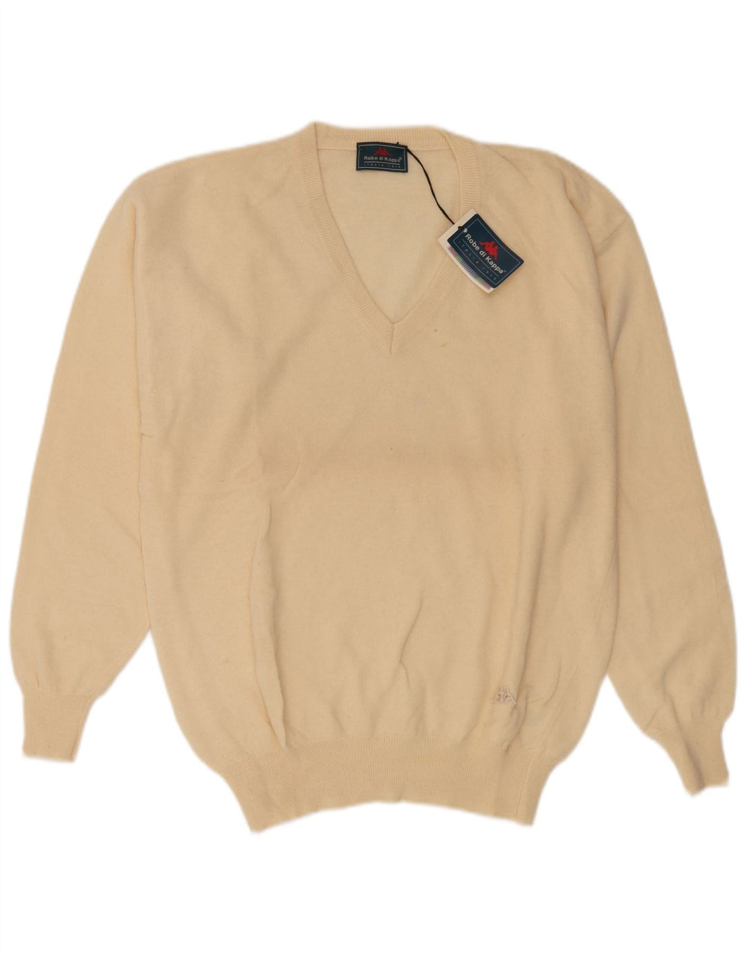 Kappa Herre V-hals sweater Stor Beige Uld