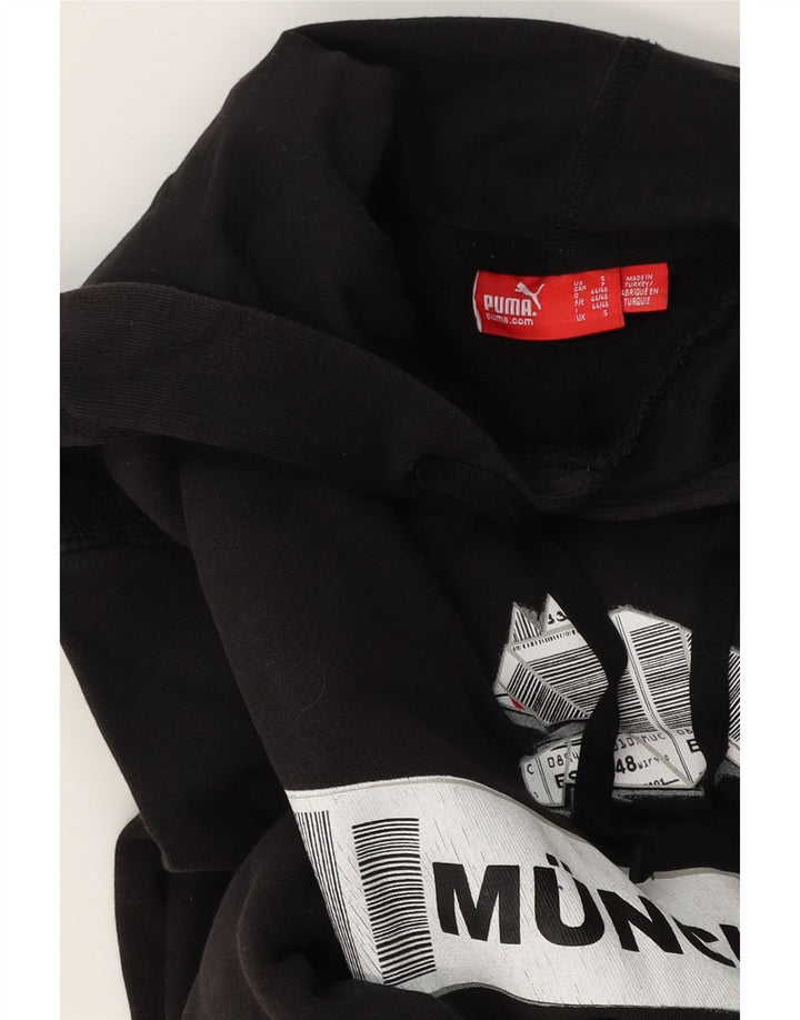 Puma Herre Munchen Graphic Hoodie Jumper Lille Sort