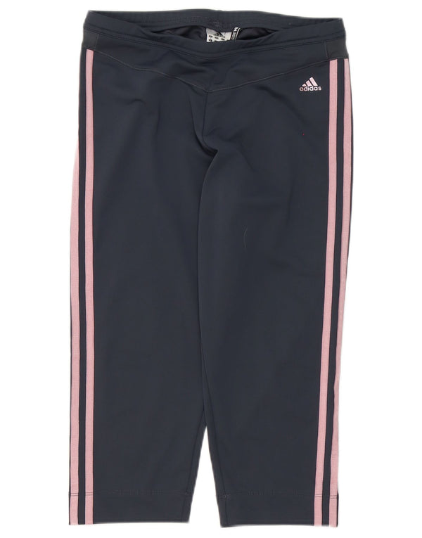 Adidas Dame Clima 365 Capri Træningsdragt Bukser UK 16 Large Grå